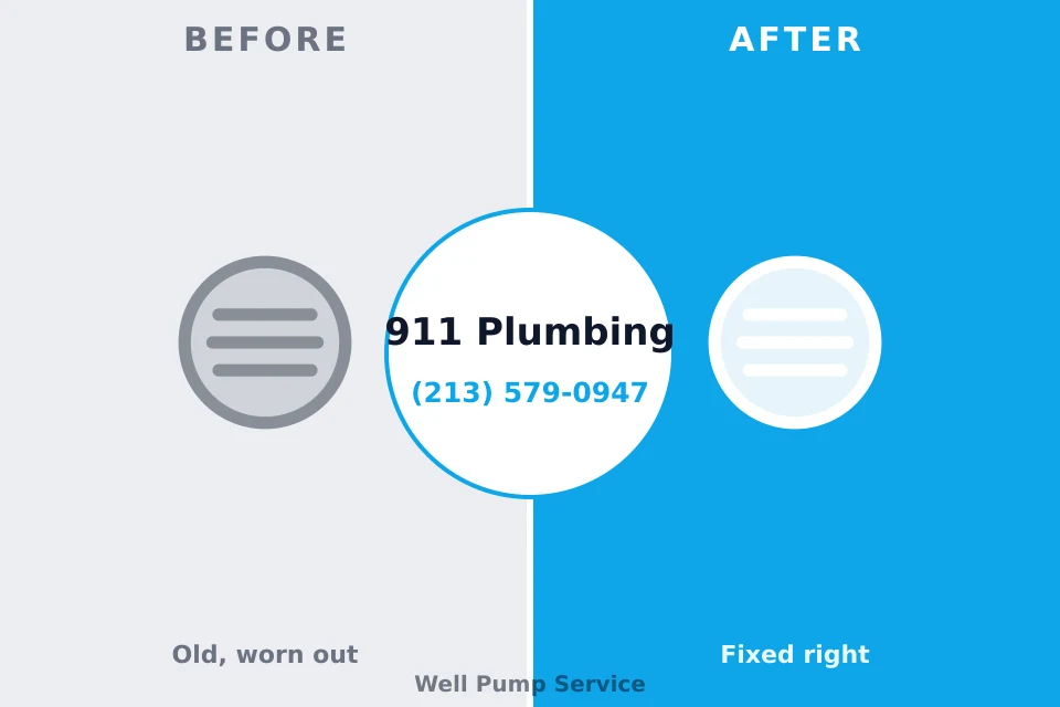 Before and after: plumbing company Manorville, NY